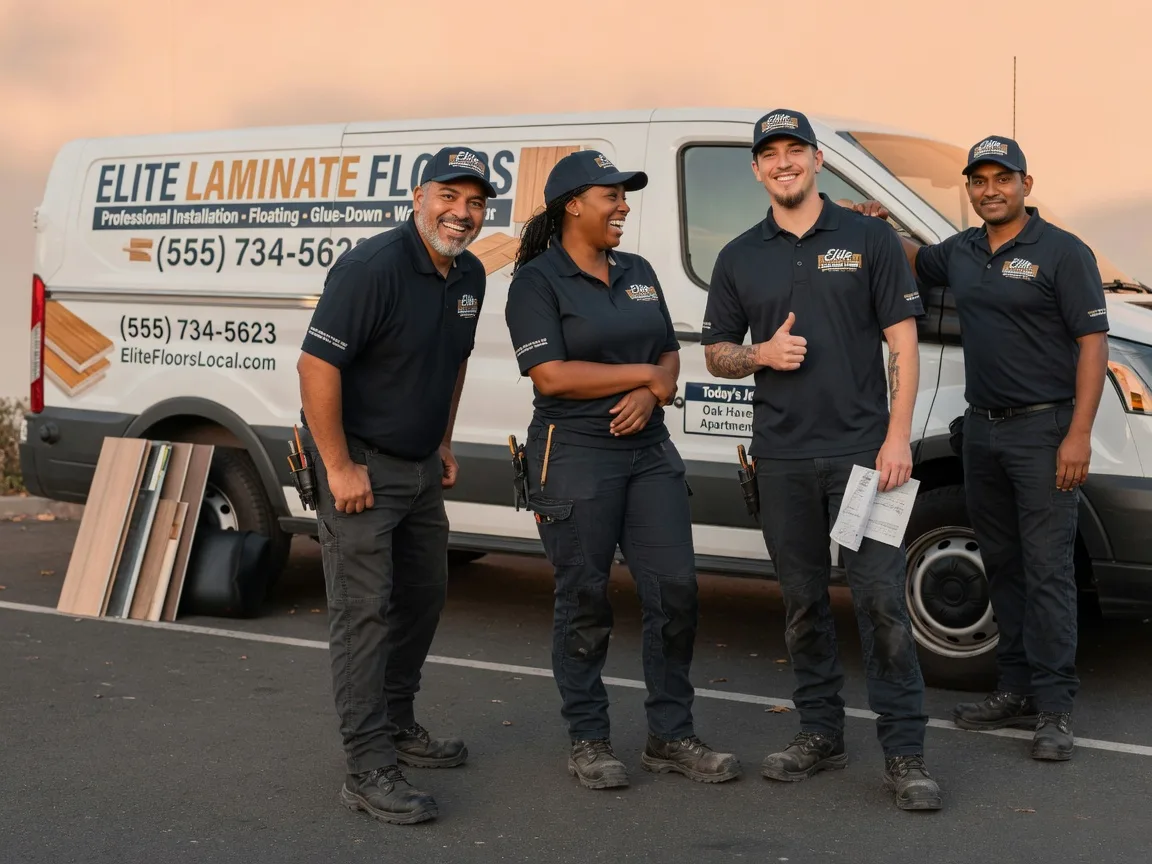 Laminate flooring installation company in Berwick, IL